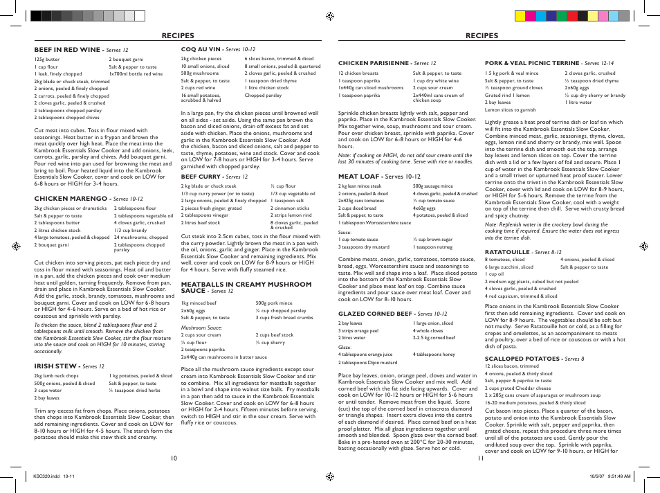 Kambrook KSC320 User Manual | Page 6 / 8