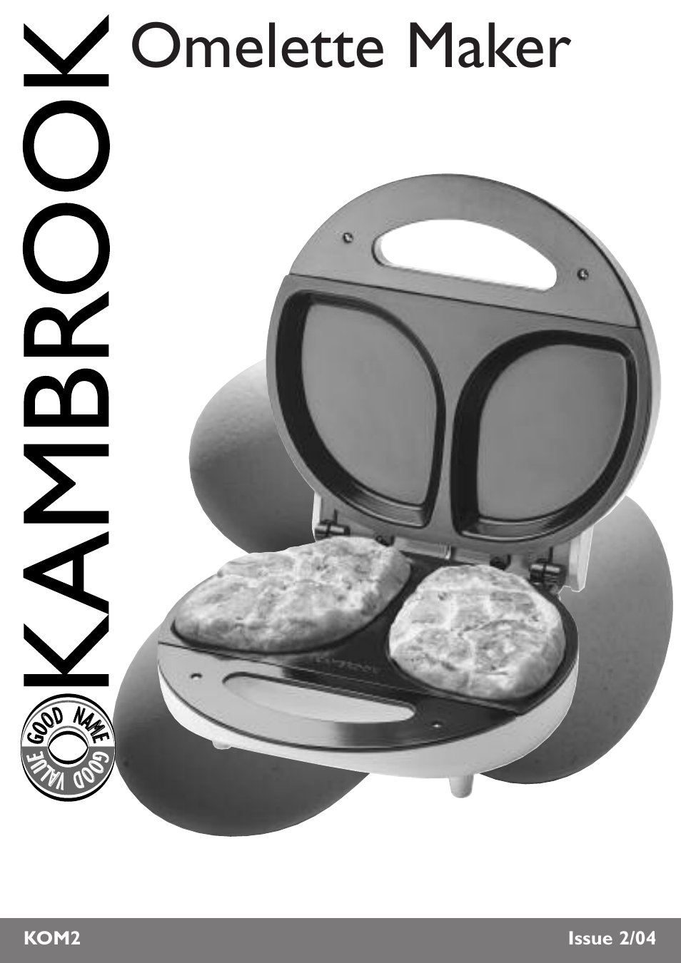 Kambrook KOM2 User Manual | 8 pages
