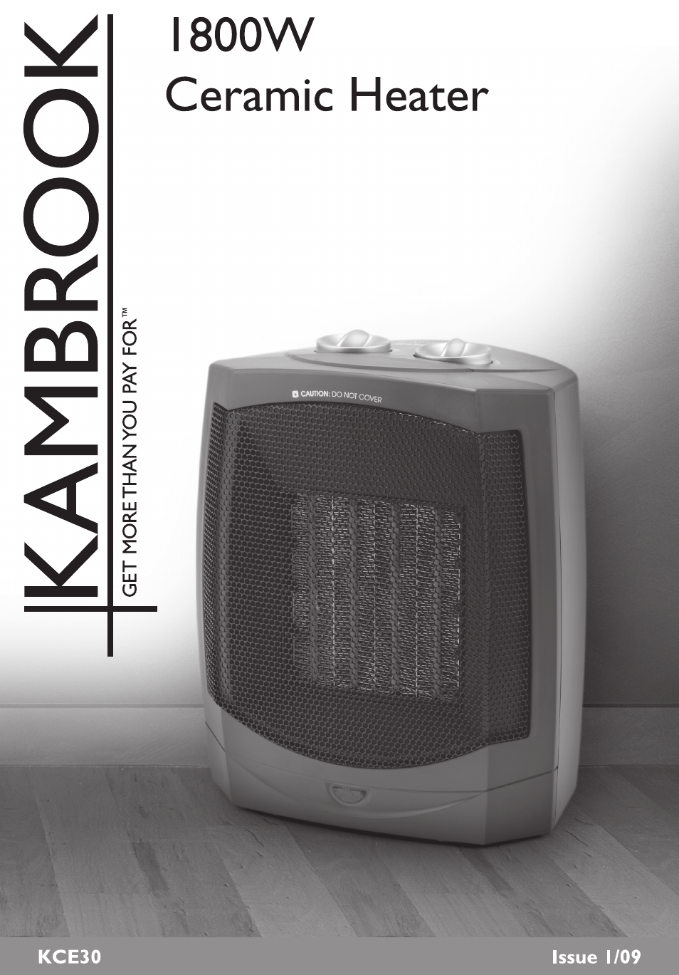 Kambrook KCE30 User Manual | 8 pages