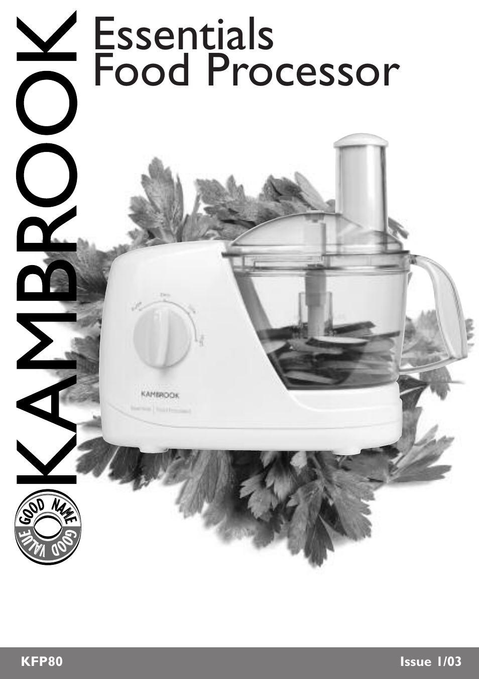 Kambrook KFP80 User Manual | 16 pages