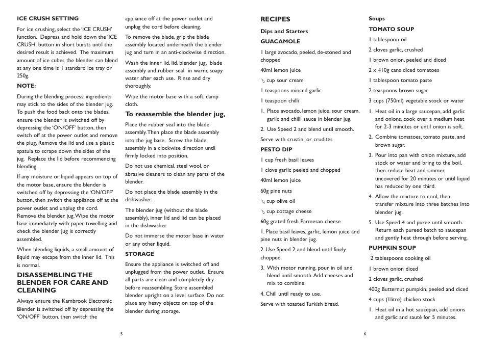 Kambrook KB600 User Manual | Page 4 / 8