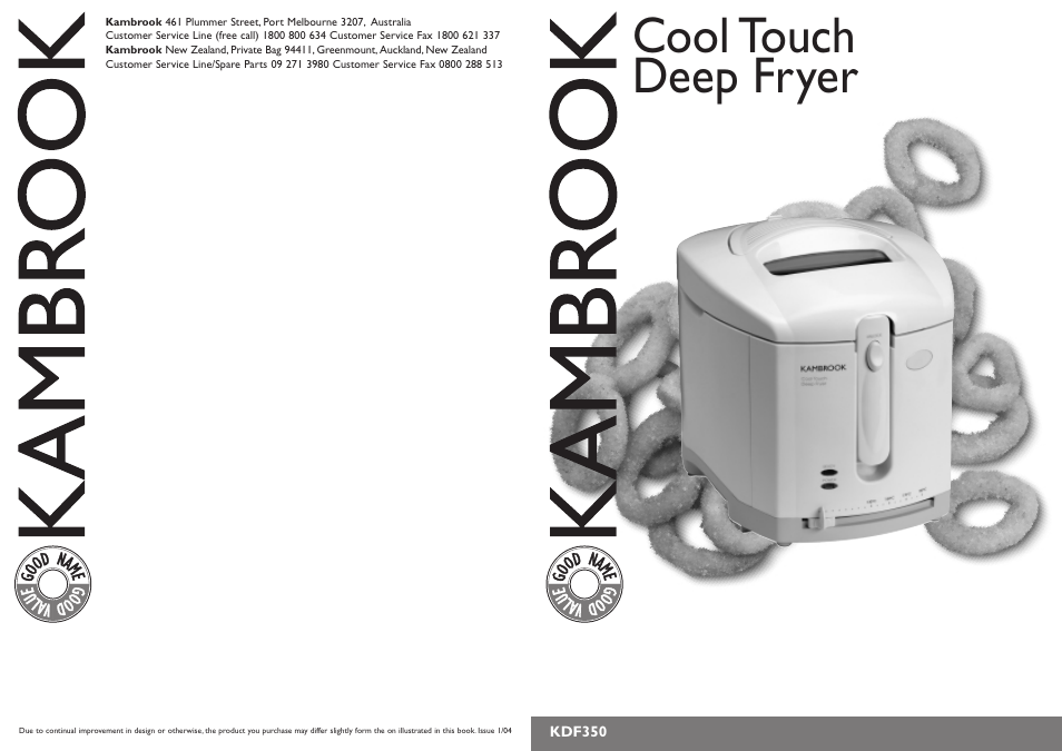 Kambrook KDF350 User Manual | 6 pages