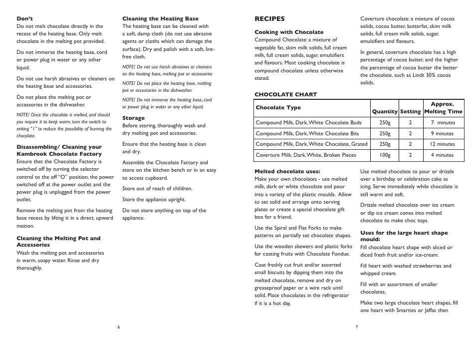 Kambrook KCM1 User Manual | Page 4 / 6