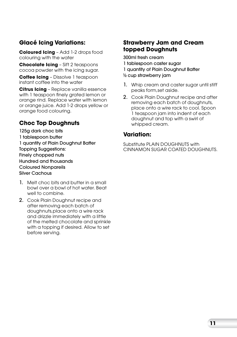 Kambrook LITTLE CHEFS KDM1 User Manual | Page 11 / 16