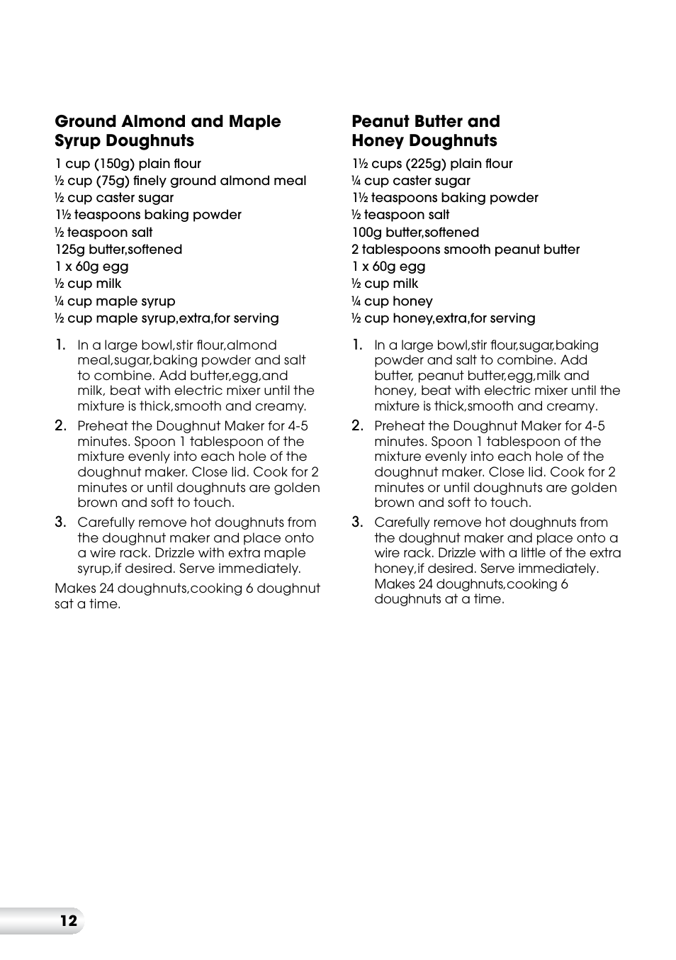 Kambrook LITTLE CHEFS KDM1 User Manual | Page 12 / 16
