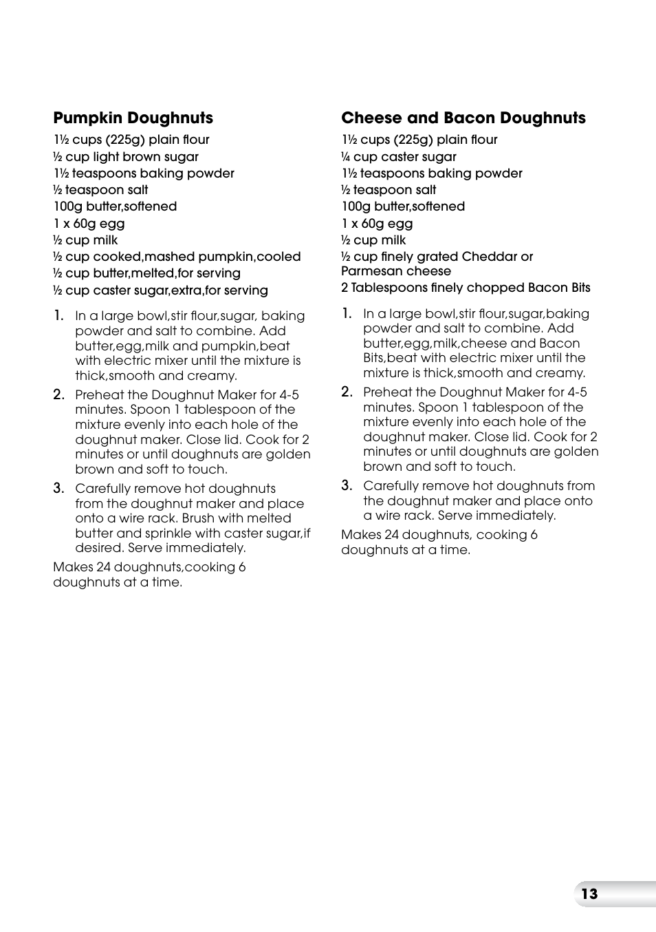 Kambrook LITTLE CHEFS KDM1 User Manual | Page 13 / 16