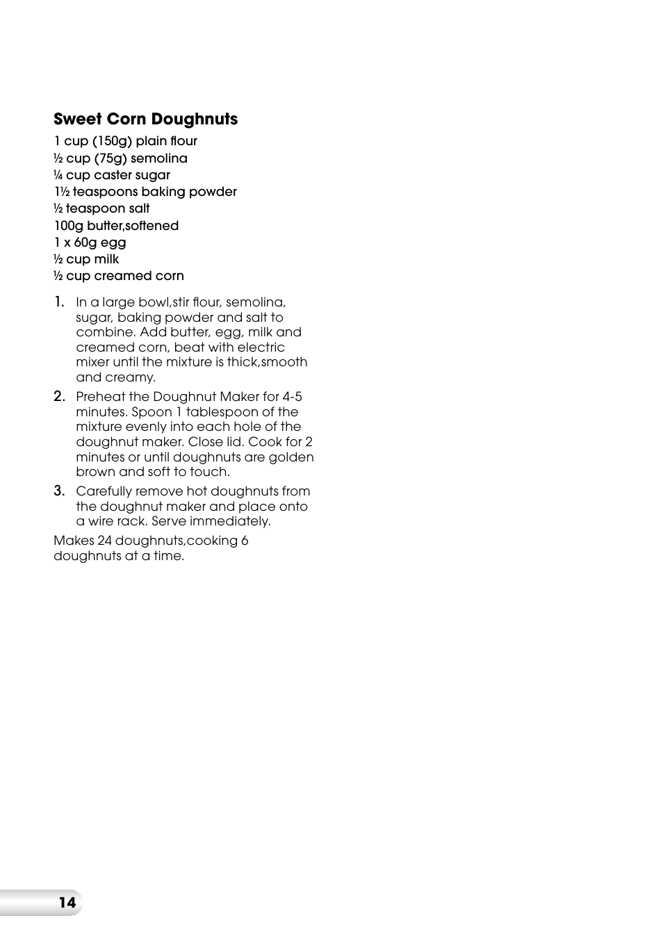 Kambrook LITTLE CHEFS KDM1 User Manual | Page 14 / 16