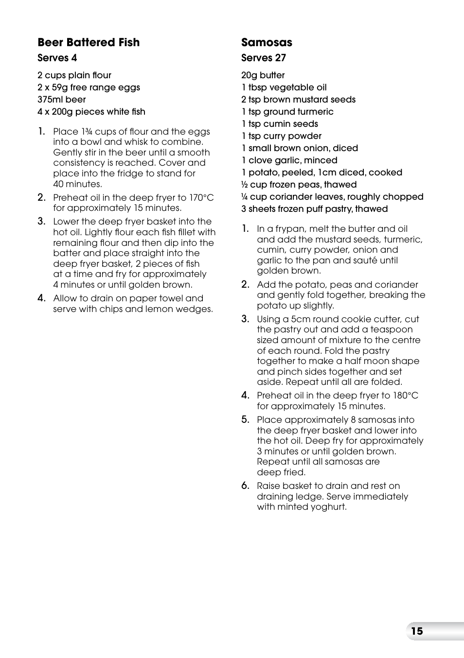 Kambrook KDF560 User Manual | Page 16 / 20