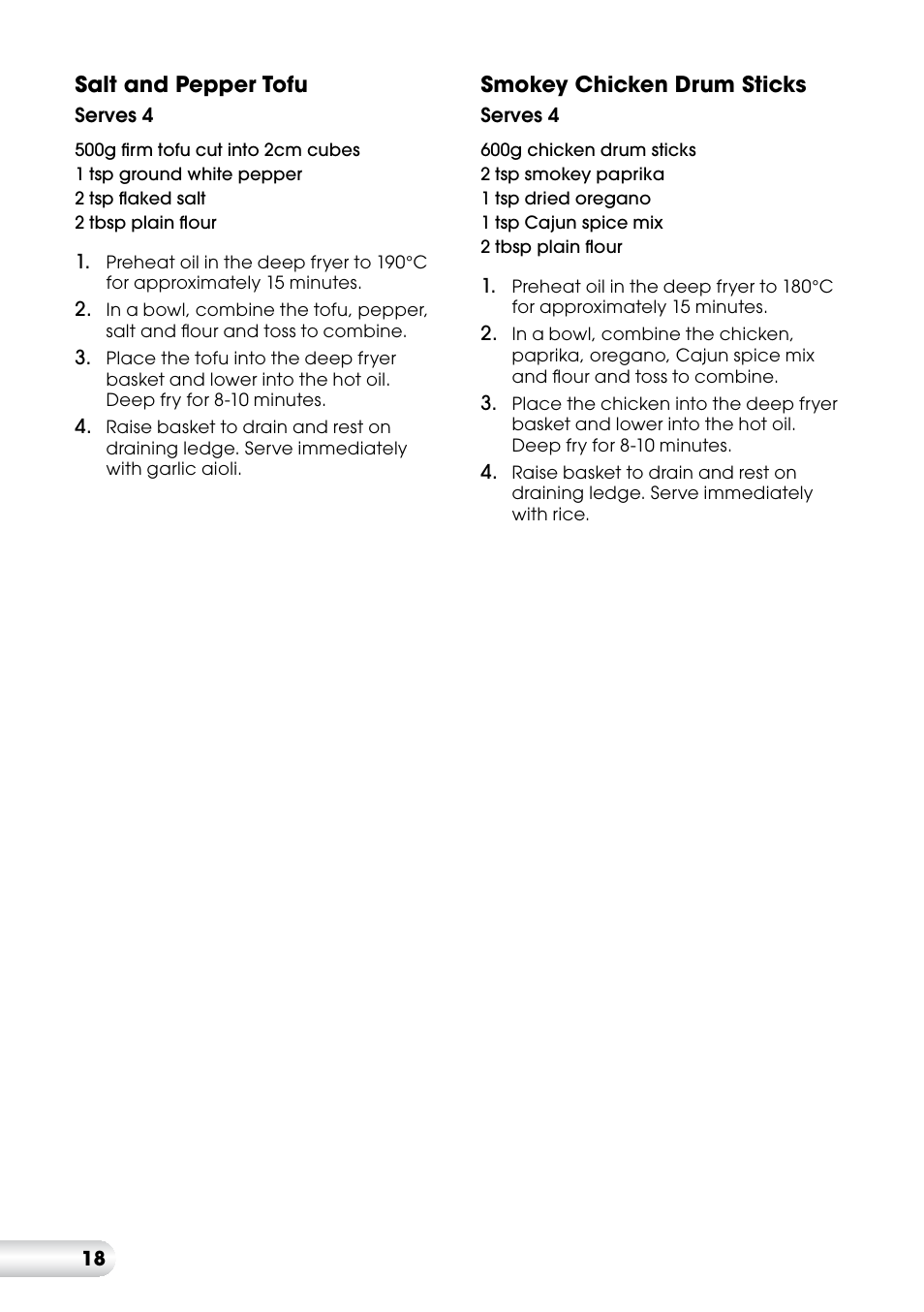 Kambrook KDF560 User Manual | Page 19 / 20