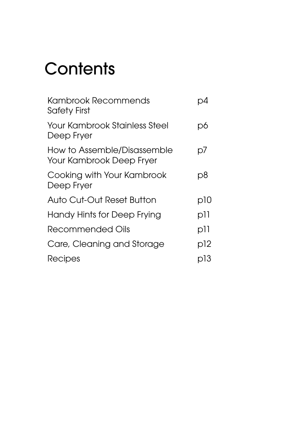 Kambrook KDF560 User Manual | Page 4 / 20
