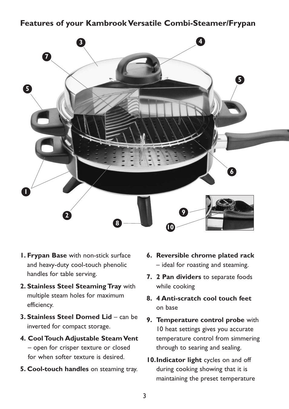 Kambrook KD66B User Manual | Page 3 / 20