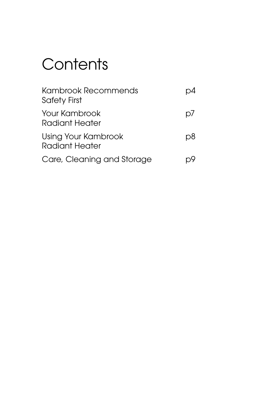 Kambrook SNUGASABUG KRH100 User Manual | Page 4 / 12