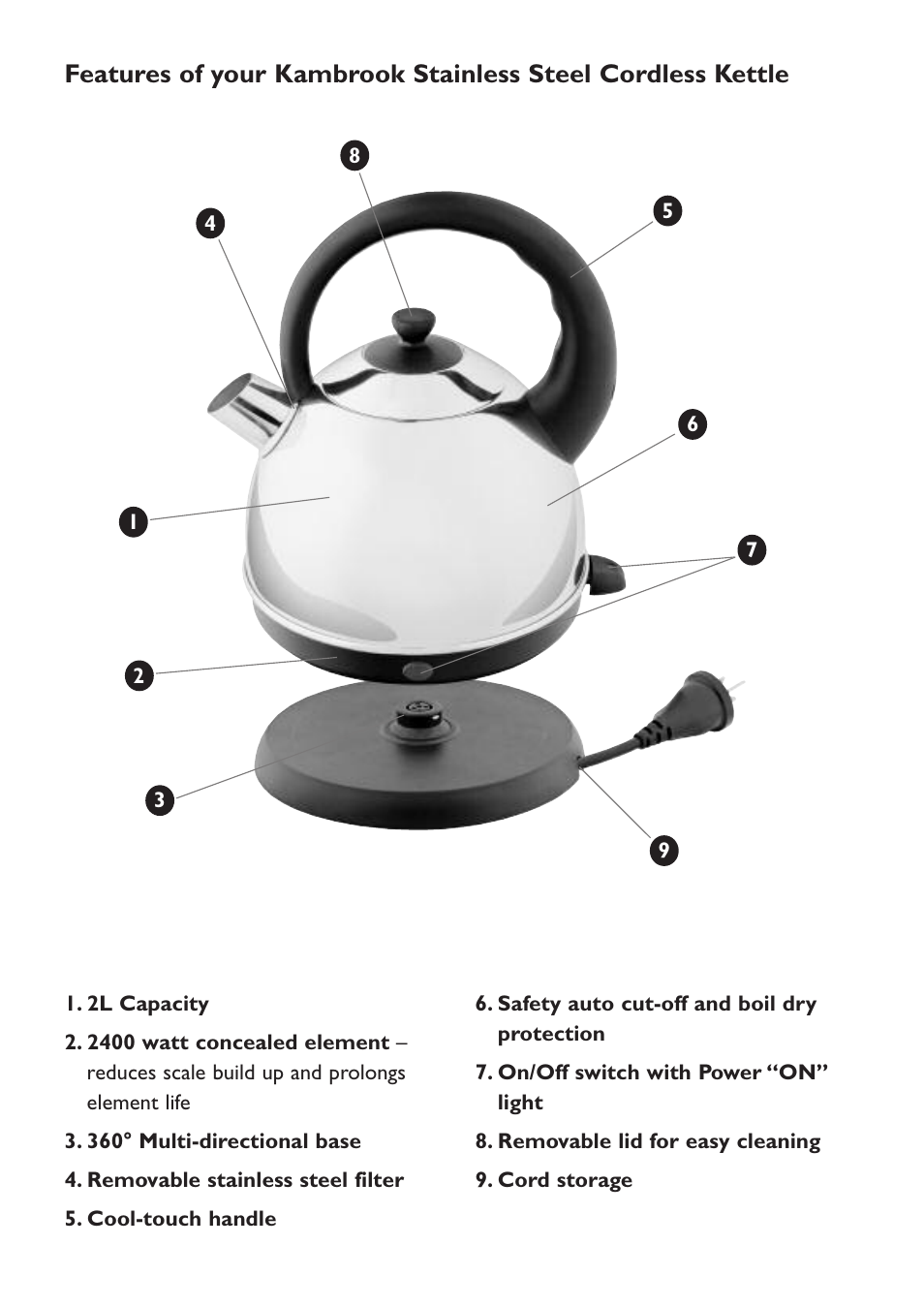Kambrook KSK70 User Manual | Page 3 / 7