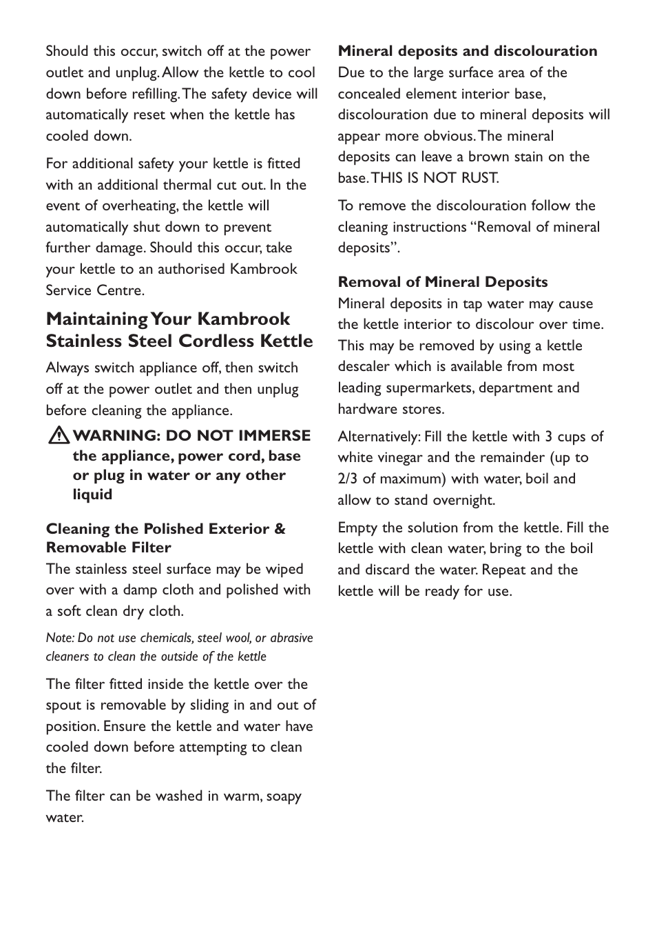 Kambrook KSK70 User Manual | Page 5 / 7