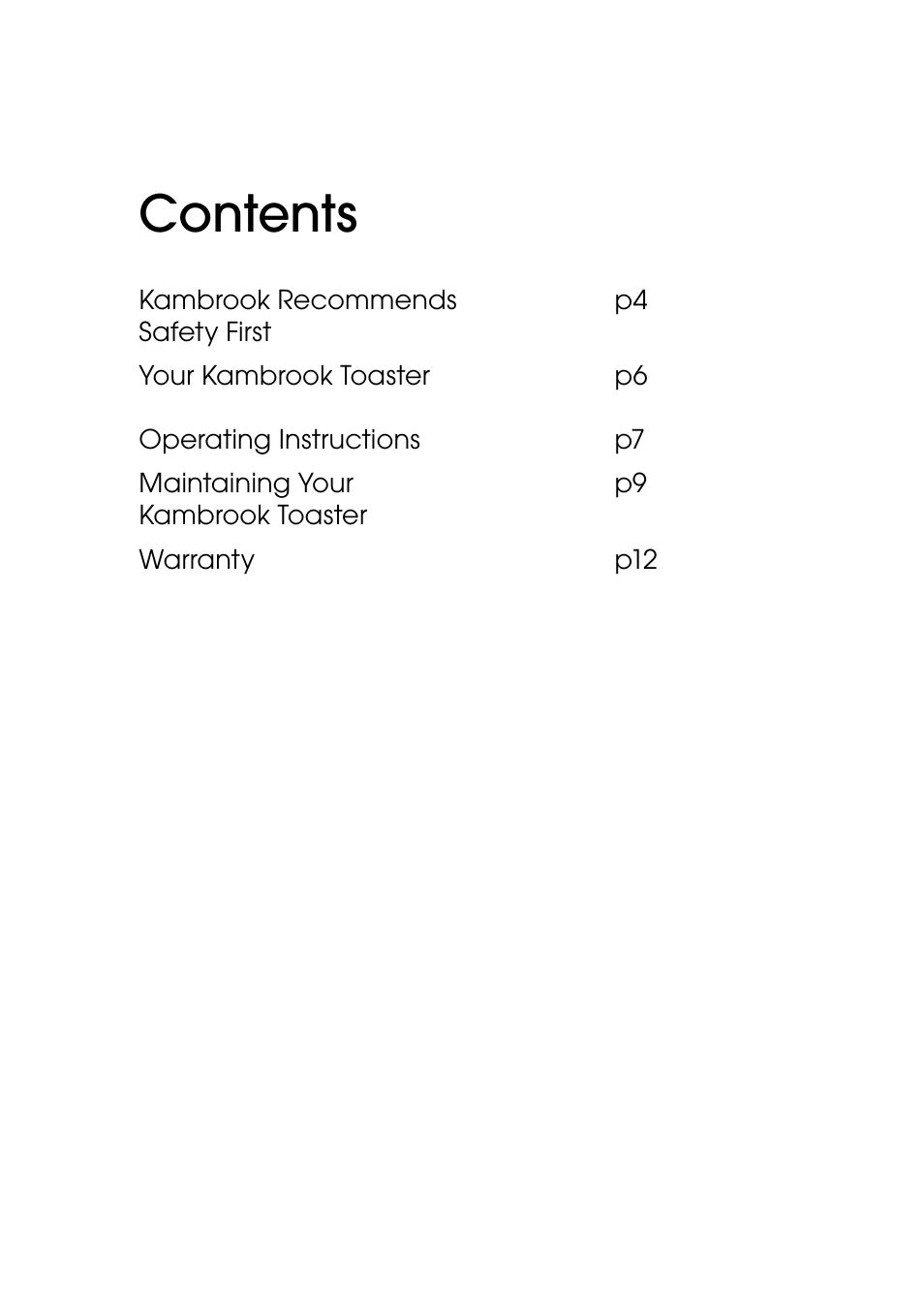 Kambrook KT60 User Manual | Page 3 / 12