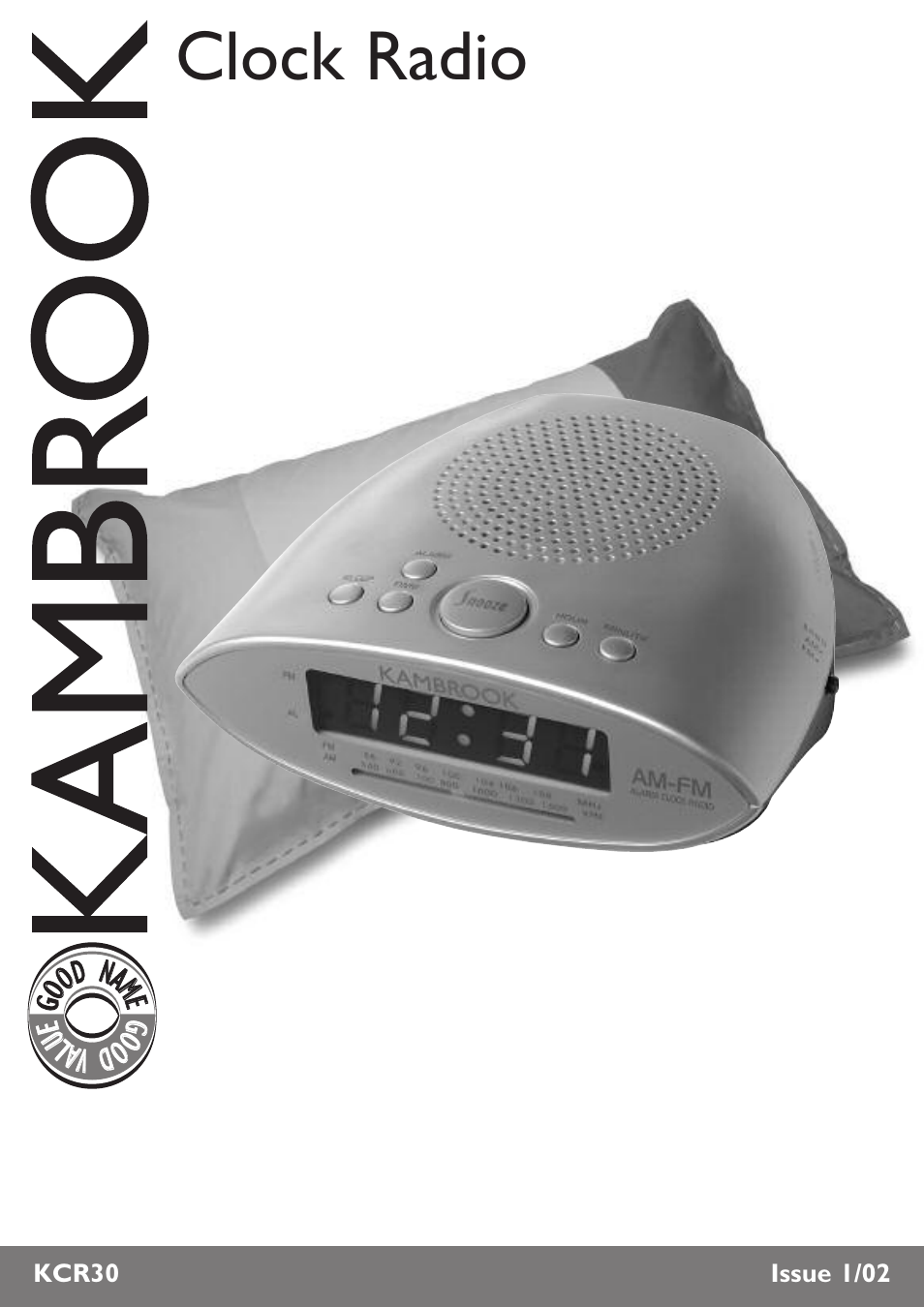 Kambrook KCR30 User Manual | 6 pages