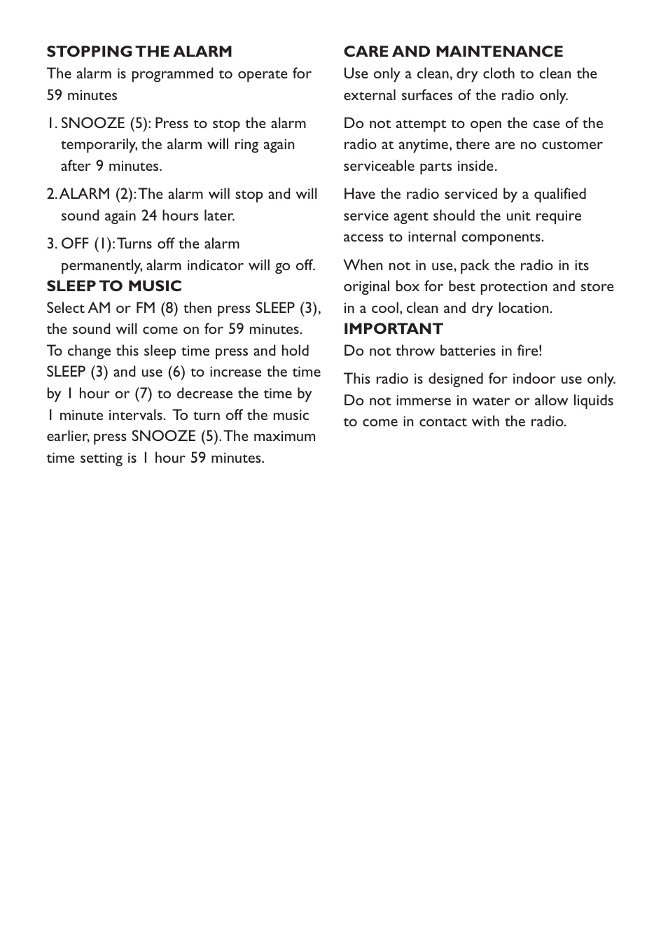 Kambrook KCR30 User Manual | Page 4 / 6