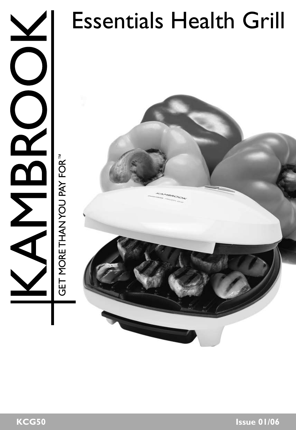Kambrook KCG50 User Manual | 8 pages