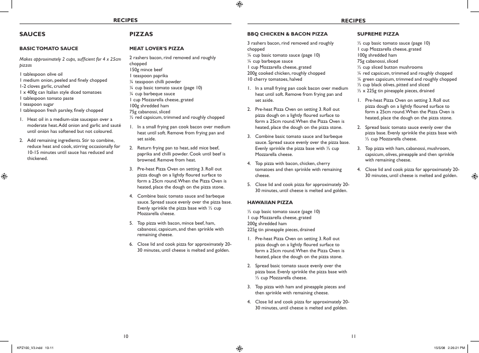 Kambrook KPZ100 User Manual | Page 6 / 7