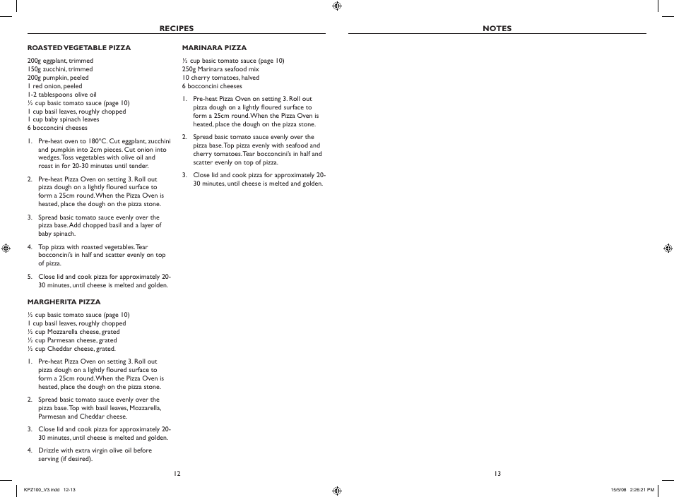 Kambrook KPZ100 User Manual | Page 7 / 7