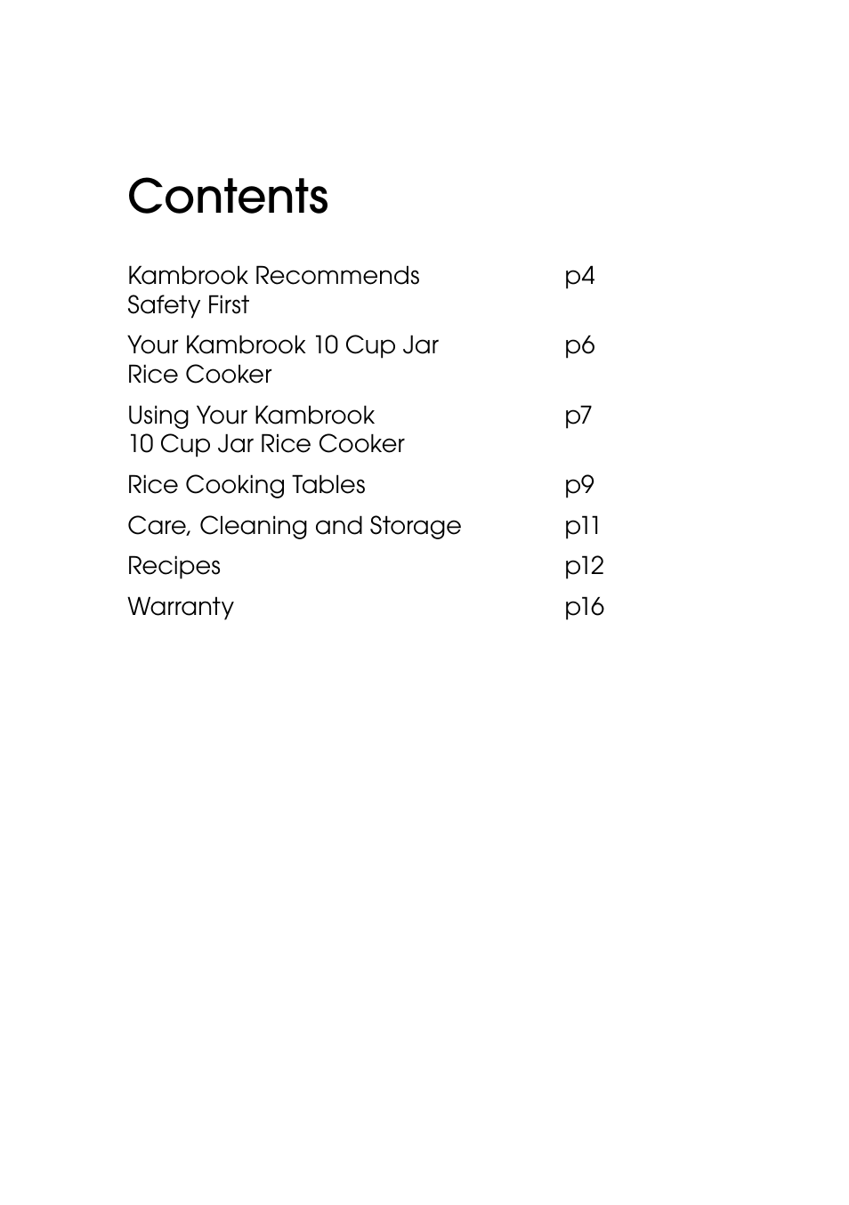 Kambrook KRC400 User Manual | Page 3 / 16