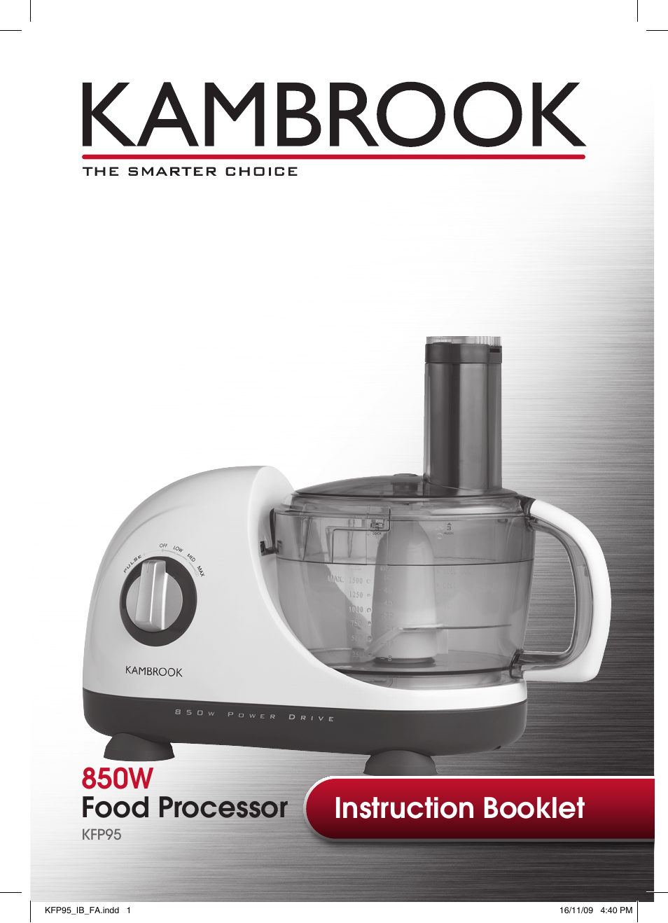 Kambrook KFP95 User Manual | 32 pages