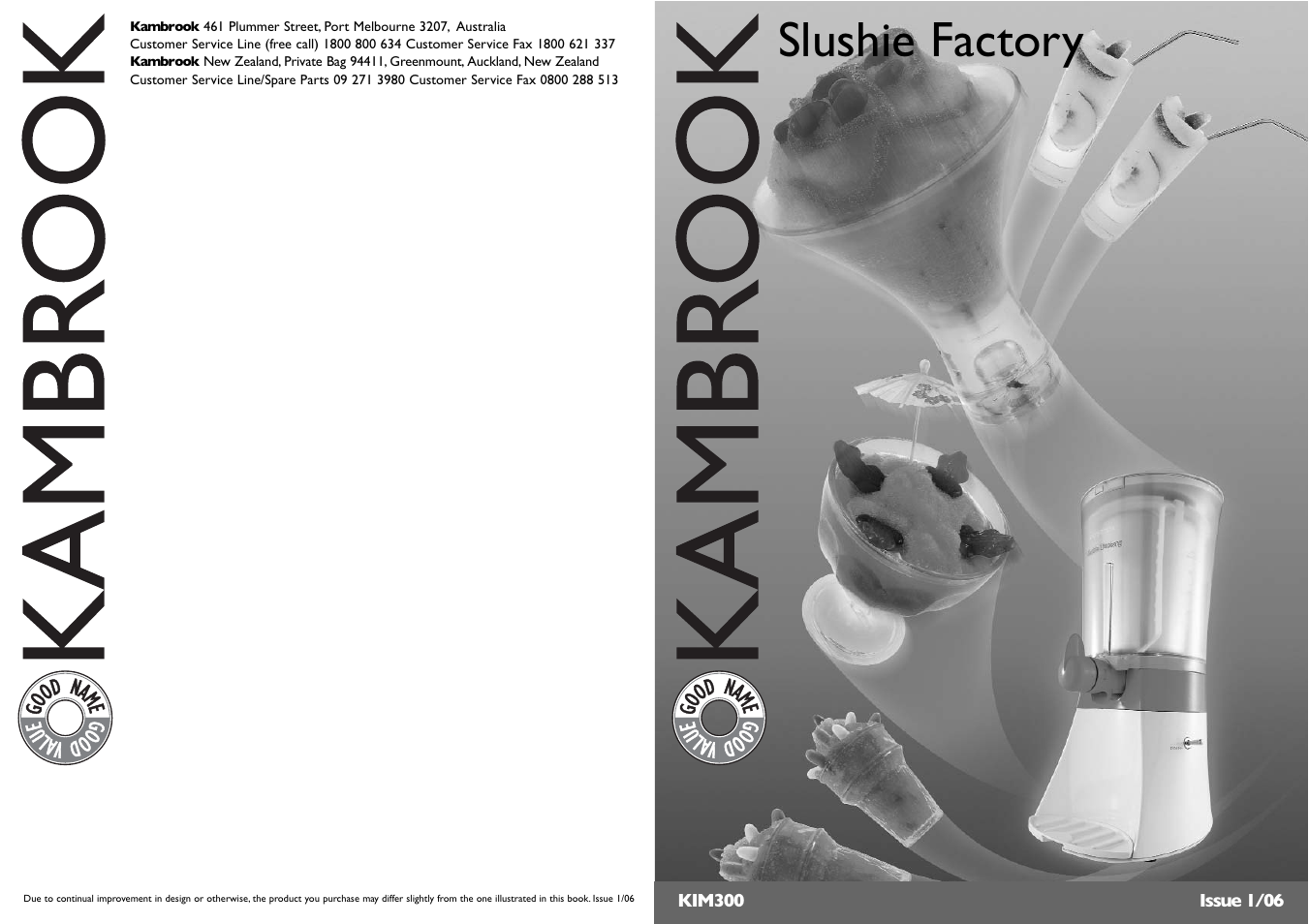 Kambrook KIM300 User Manual | 6 pages