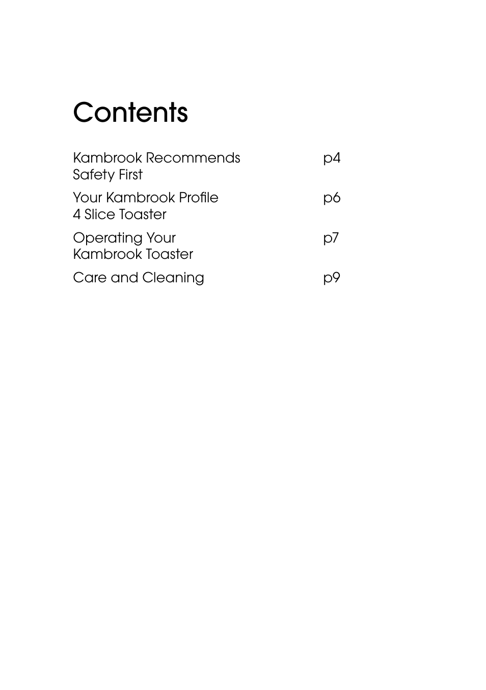 Kambrook KT450 User Manual | Page 4 / 12