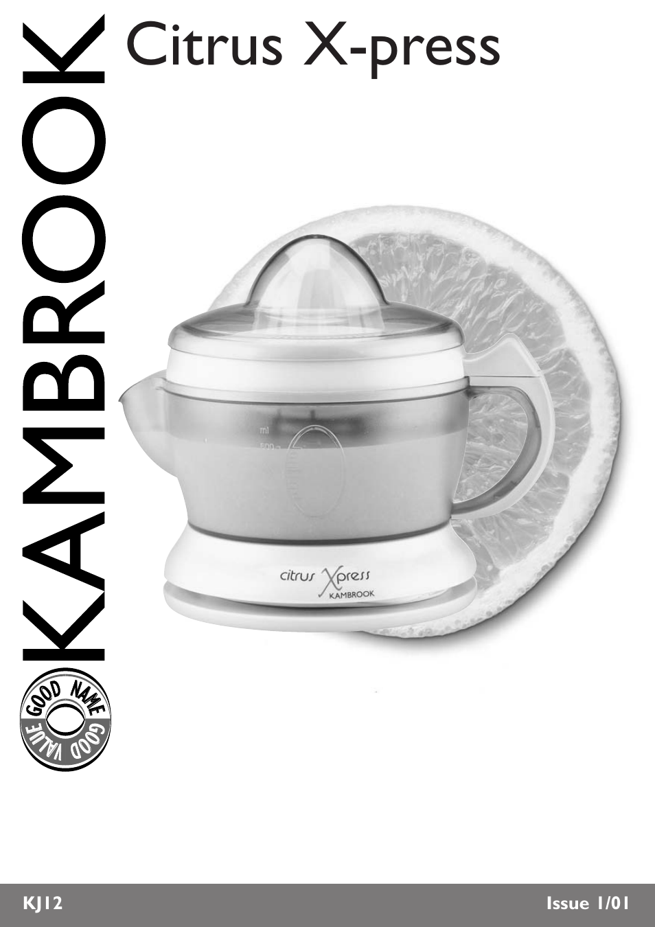 Kambrook KJ12 User Manual | 8 pages