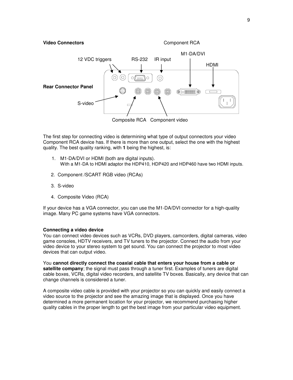 Knoll HDP460 User Manual | Page 9 / 30