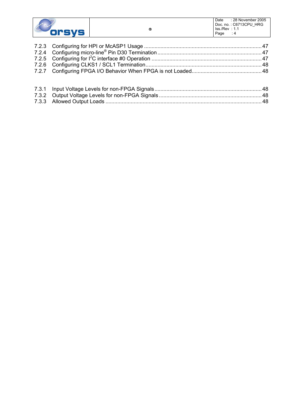 Kane Industries C6713CPU User Manual | Page 4 / 54