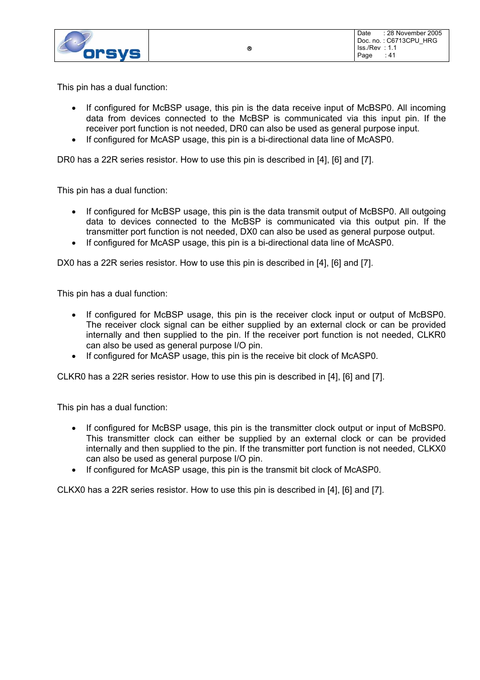 Kane Industries C6713CPU User Manual | Page 41 / 54