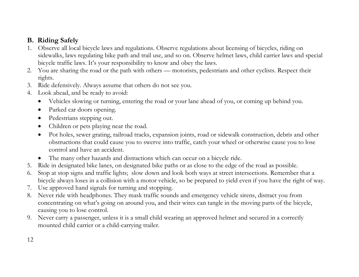 K2 Bike K2 BICYCLE User Manual | Page 11 / 51
