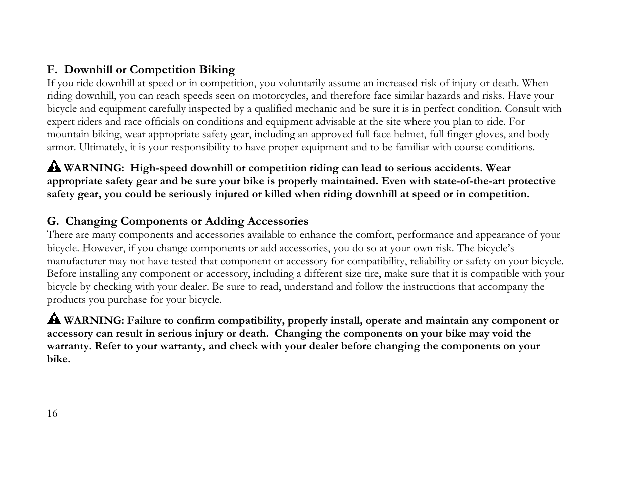 K2 Bike K2 BICYCLE User Manual | Page 15 / 51