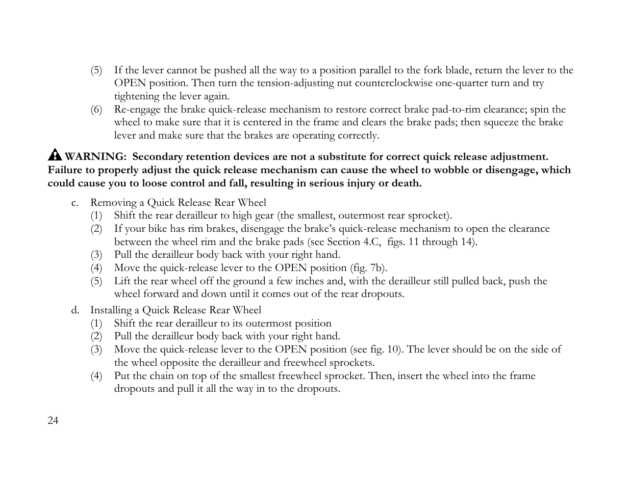 K2 Bike K2 BICYCLE User Manual | Page 23 / 51