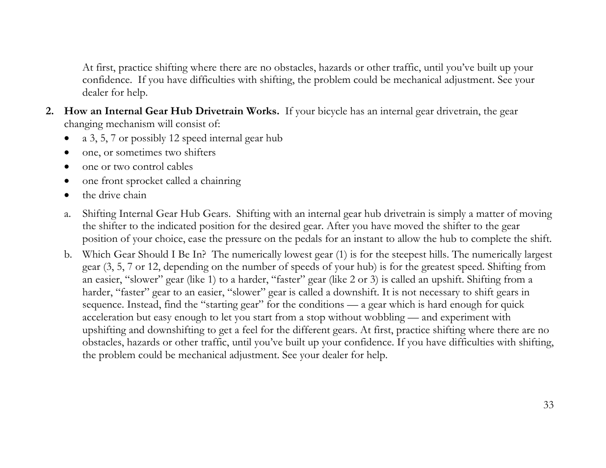 K2 Bike K2 BICYCLE User Manual | Page 32 / 51