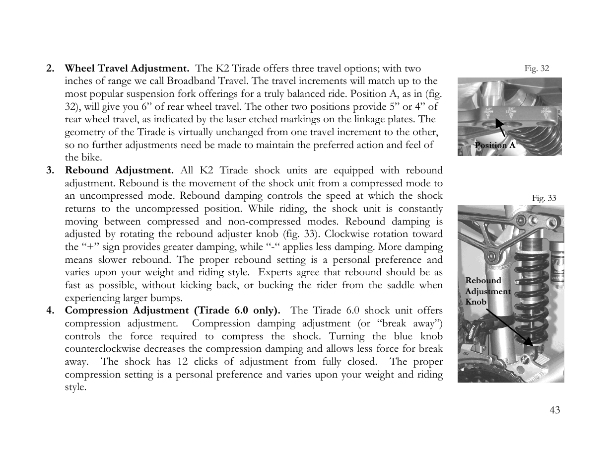 K2 Bike K2 BICYCLE User Manual | Page 42 / 51