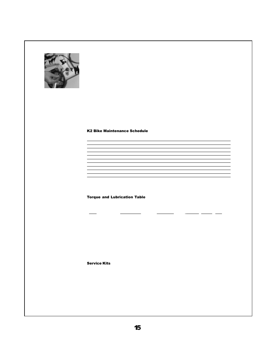 K2 Bike S User Manual | Page 16 / 16