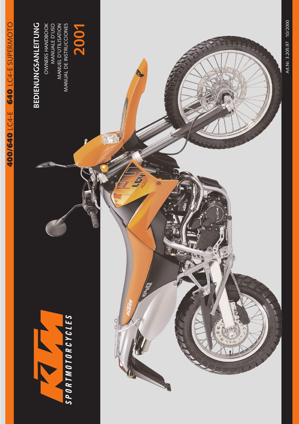 KTM Supermoto 400/640LC4-E6 User Manual | 46 pages