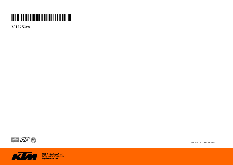 KTM 1190 RC8 FR User Manual | Page 234 / 234