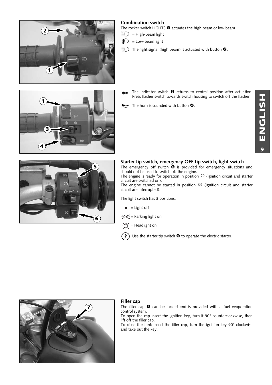 English | KTM 640 LC4 ENDURO User Manual | Page 10 / 50