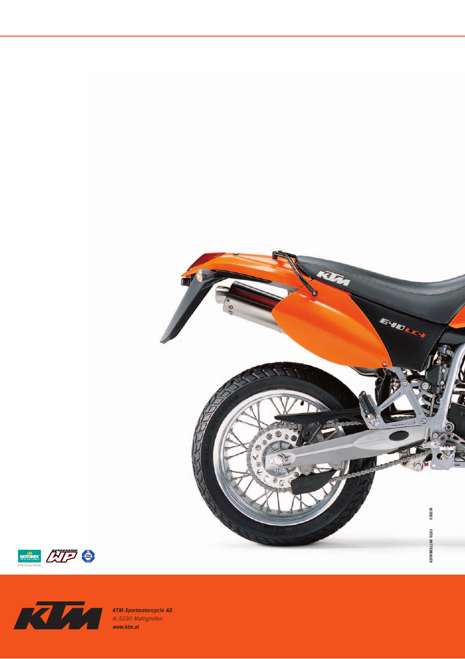 KTM 640 LC4 ENDURO User Manual | Page 50 / 50