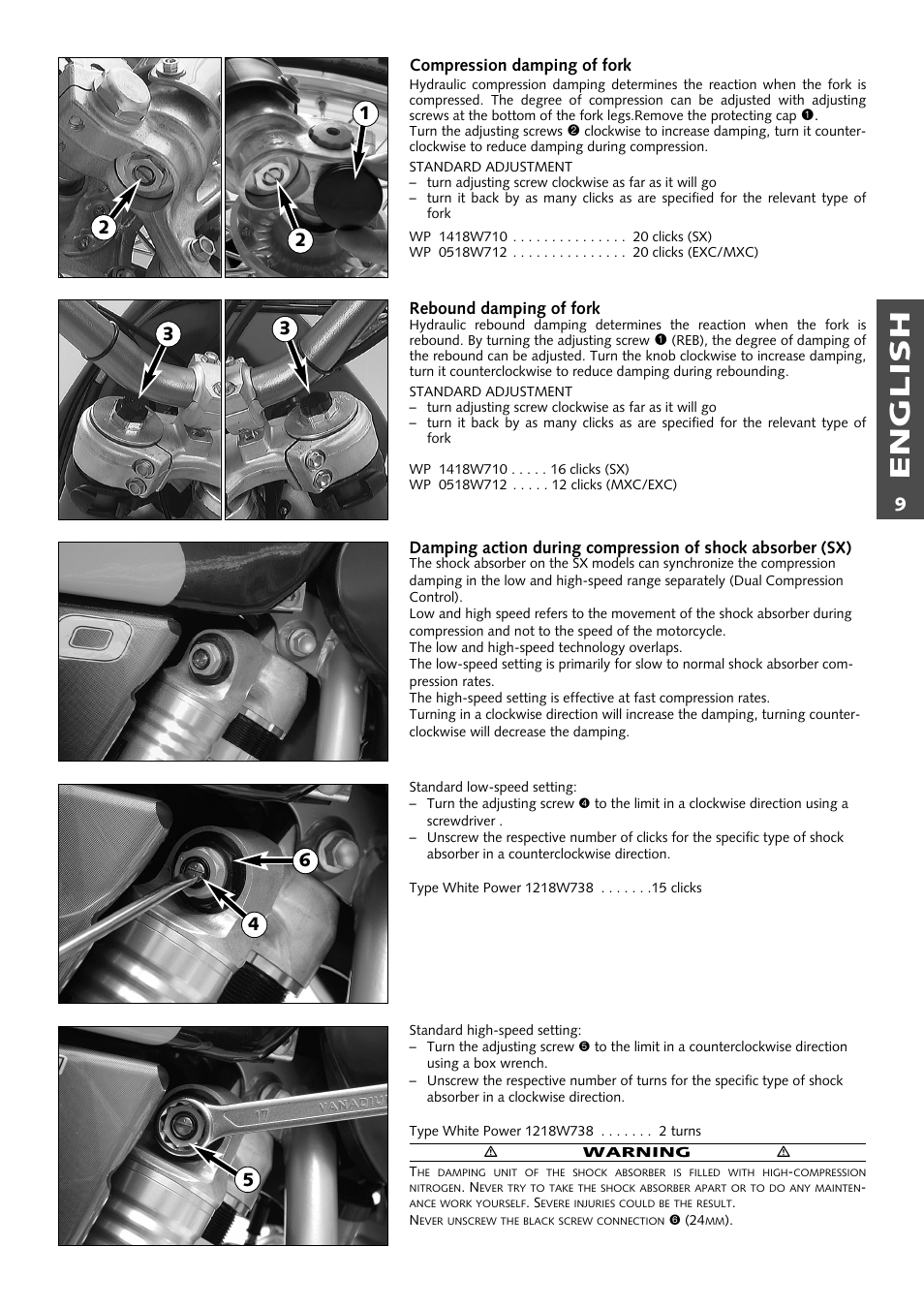 English | KTM 400 User Manual | Page 10 / 46