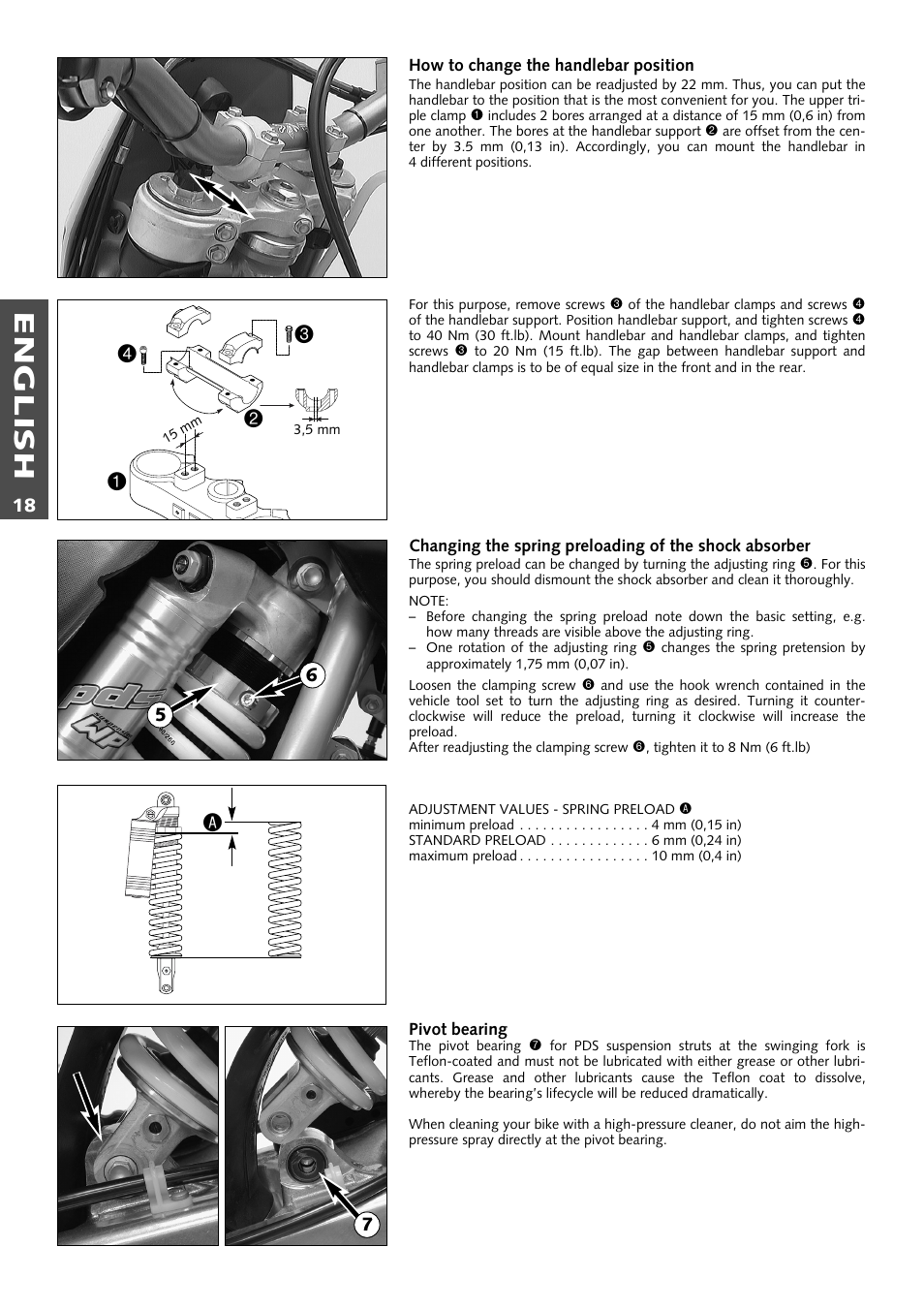 English, A1 2 3 4 | KTM 400 User Manual | Page 19 / 46
