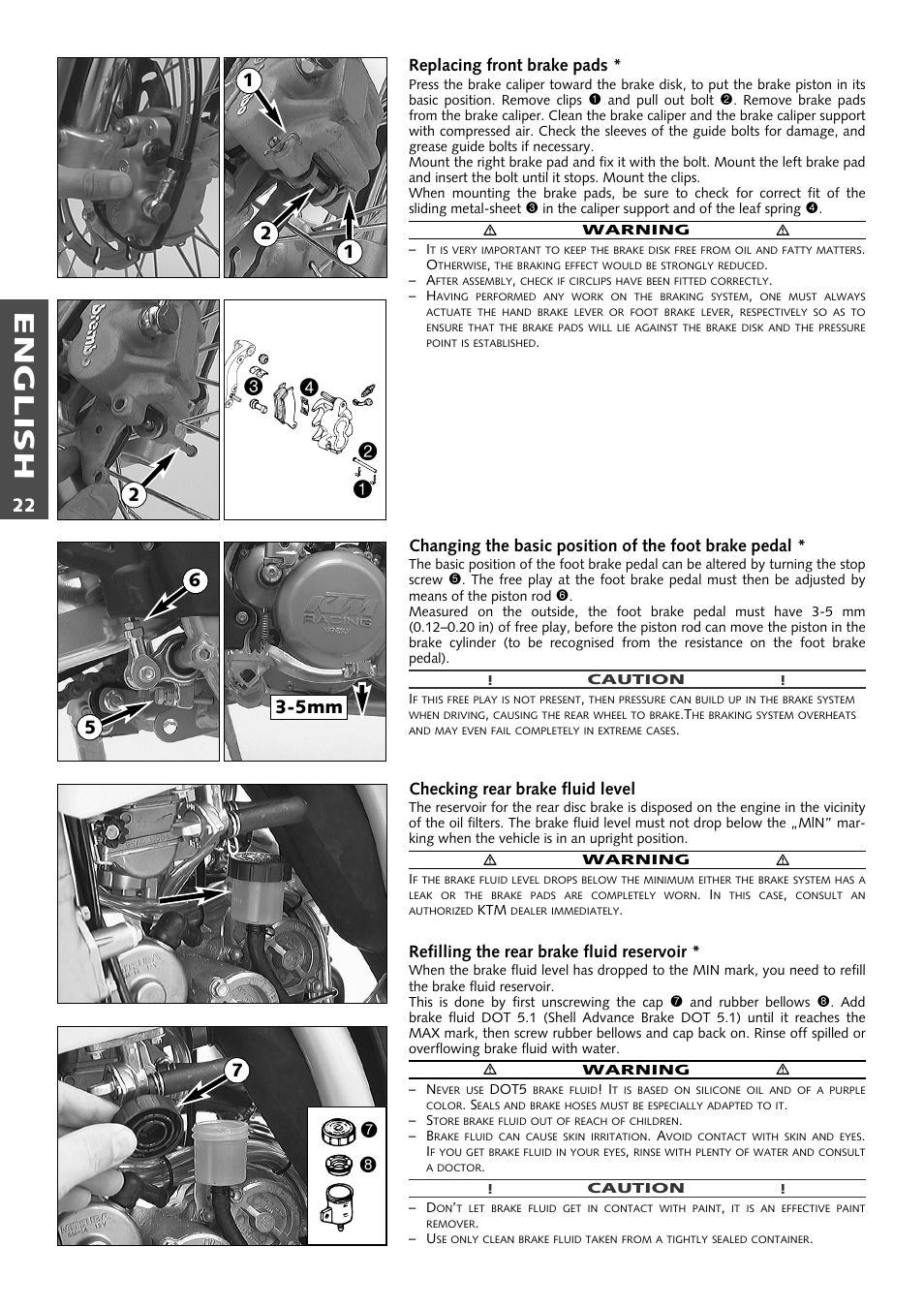 English | KTM 400 User Manual | Page 23 / 46