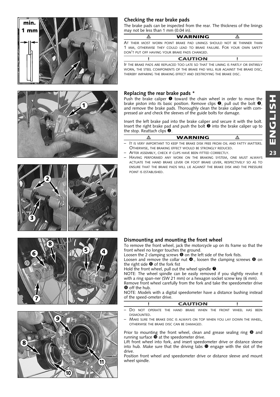 English | KTM 400 User Manual | Page 24 / 46