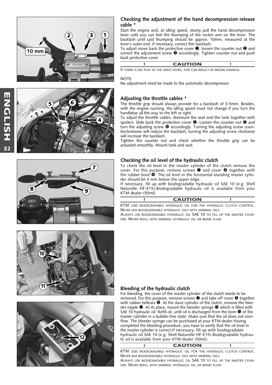 English | KTM 400 User Manual | Page 33 / 46