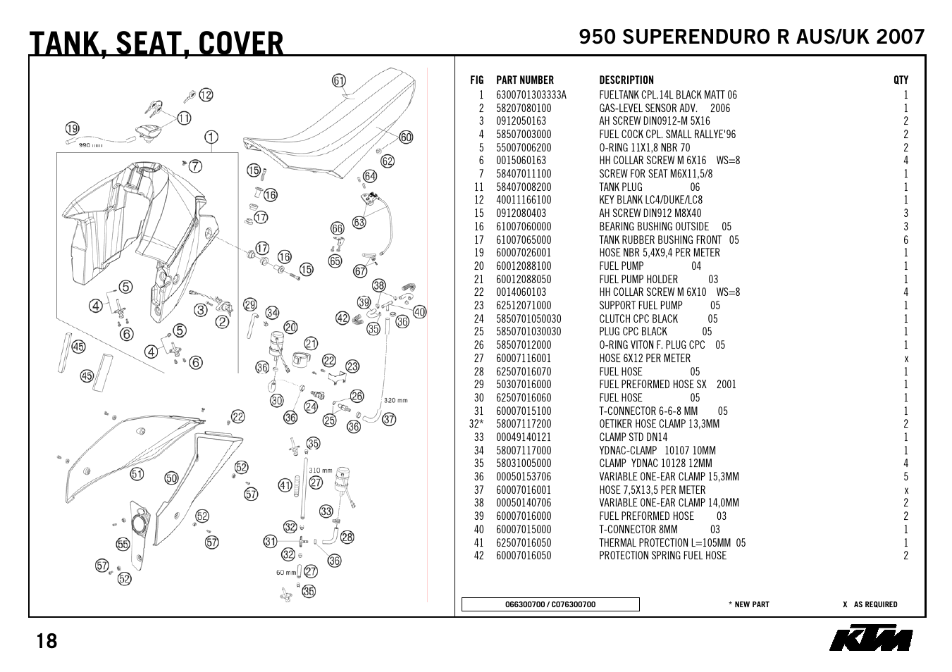 Tank, Seat, cover | KTM SUPERENDURO R 950 User Manual | Page 20 / 40