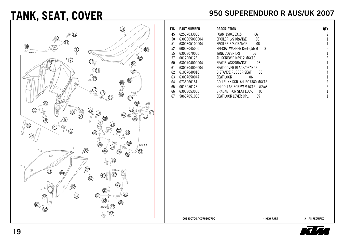 Tank, Seat, cover | KTM SUPERENDURO R 950 User Manual | Page 21 / 40
