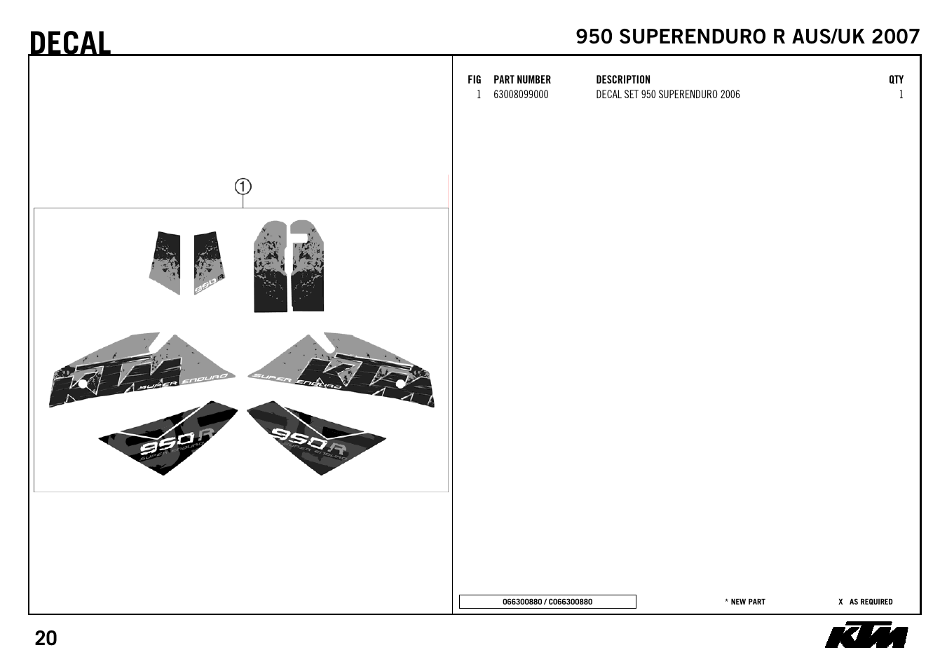 Decal | KTM SUPERENDURO R 950 User Manual | Page 22 / 40